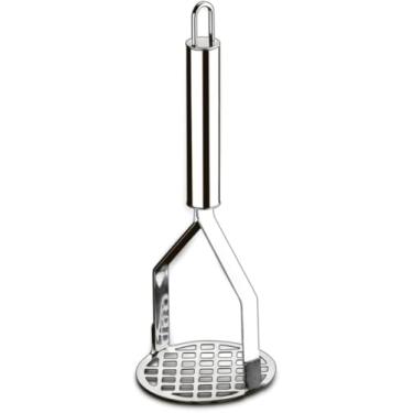 Imagem de Amassador de Batatas Top Pratic 23cm em Aço Inox – Utensílio Doméstico Resistente, Ideal para Purê, Legumes e Cozinha Profissional