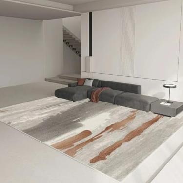 Imagem de Tapete verde de cor sólida, luxuoso, para sala de estar, sofá, mesa de centro, tapete, almofada simples para quarto, tapete para casa (160 x 230 cm/SJR-12)