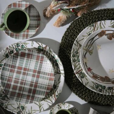 Imagem de Pratos De Sobremesa Coup Garland Porto Brasil 6 Pecas -Natal