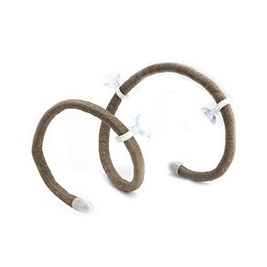 Imagem de Yctze Ramo de Escalada de Répteis de Rattan Artificial Flexível - Videira de Selva de 3,28 Pés para Lagartos, Camaleões e Sapos de árvore - Decoração de Seguro Com Ventosas (L)