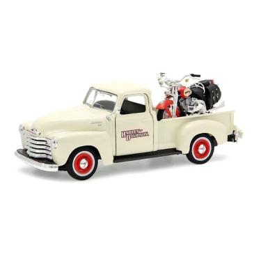 Imagem de Miniatura 1950 Chevy 3100 + Harley H Springer 1:24 Maisto