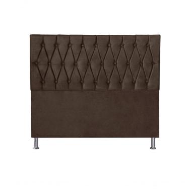 Imagem de Cabeceira Paris 1,60 Cm Para Cama Box Queen Suede Marrom