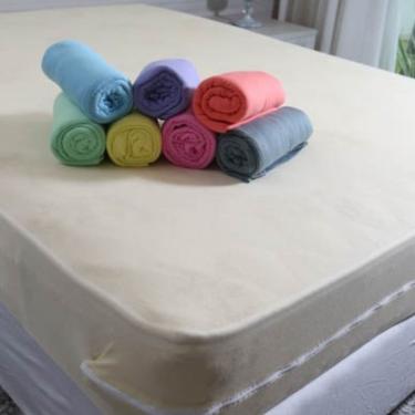 Imagem de Capa de Colchão Casal 100% Poliéster com Ziper Lilás Per Tutti 1 peça Camitália