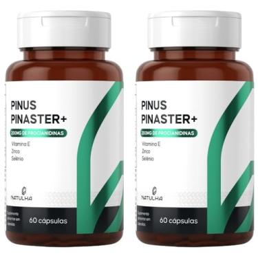 Imagem de Kit 2x Pinus Pinaster com Vitamina E, Zinco e Selênio 60 cápsulas - Natulha