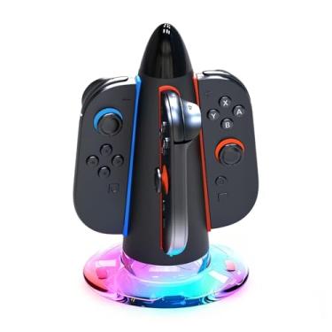 Imagem de AUDHEID Base de carregamento para controles Nintendo Switch 2 Joy-Con