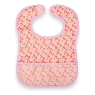 Imagem de Babador Impermeavel Com Bolso Cata Migalhas Unissex Infantil Buba - Pi