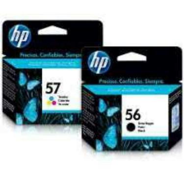 Imagem de Cartucho Hp 56 57 Kit Preto E Color