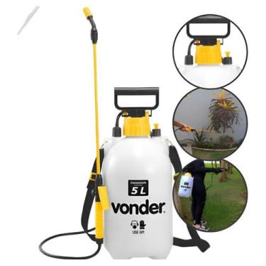 Imagem de Pulverizador Bomba Lateral Aplicador Manual Pressão 5 Litros VONDER Br