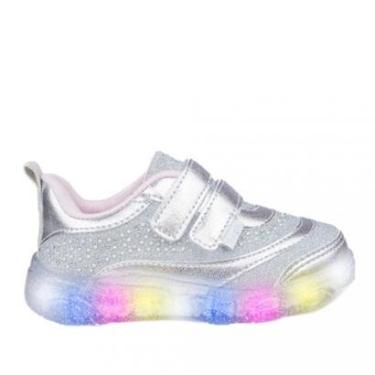 Imagem de Tênis Infantil Menina Pampili Com Luzes 682.055-Feminino