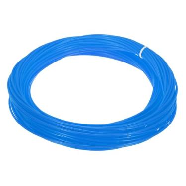 Imagem de PATIKIL Kit de reparo de vime, 20 m 2,4 mm redondo sintético material de vime tecido de vime de plástico conjunto de vime para artesanato DIY e fabricação de cestas de tecelagem, azul escuro