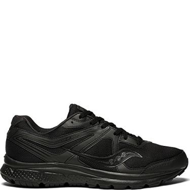 Imagem de Saucony Tênis de corrida masculino Grid Cohesion 11, Preto/preto, 7 Medium US
