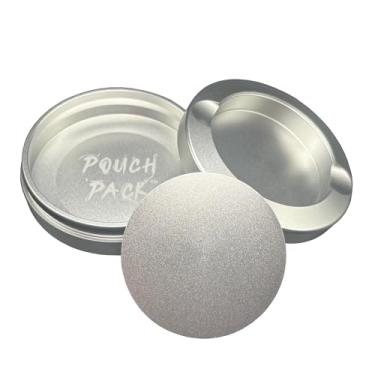 Imagem de Recipiente de metal para bolsas Zyn, bolsas de cafeína e armazenamento EDC | Alumínio durável, design gravado a laser | Original - (compartimentos duplos)