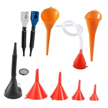 Imagem de Ysyqkn Funil para Uso Automotivo, Ferramenta para Despejar óleo Do Motor, Funil Multifuncional de Boca Larga para Líquidos, Acessórios para Carros