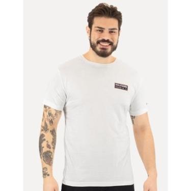Imagem de Camiseta Tommy Hilfiger Masculina Regular Printed Badge Color Branca-Masculino