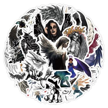 Imagem de Adesivos Morgana Waterproof Vinyl Anime 50 unidades/lote 5-7 cm