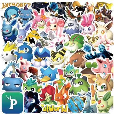 Imagem de Pacote de adesivos Palworlds Anime Waterproof Vinyl 50 unidades