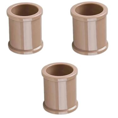 Imagem de Luva Pvc 25Mm Soldável Conexão Encanamento Kit 03 Un