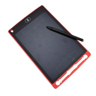 Imagem de Lousa Mágica Infantil LCD - Colorido Portátil Para Desenho, Estudo, Anotações E Aprendizado 12 Polegadas (Vermelho)