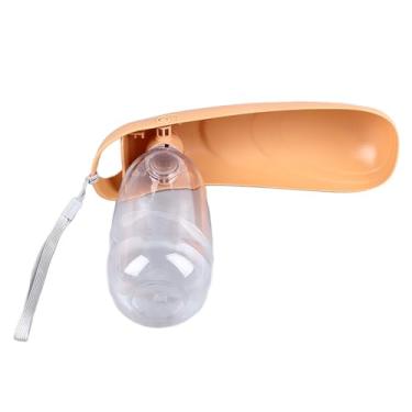 Imagem de ASHATA Garrafa de água para Animais de Estimação 300ml Dispensador Portátil de Garrafa de água para Cães de Grande Capacidade para Viagens a pé, Design Suspenso para Atividades Ao Ar Livre,