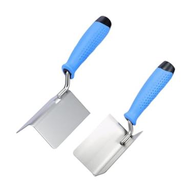 Imagem de IEUDNS Conjunto de 2 Ferramentas Manuais para Cantos de Drywall, Internas E Externas, para Reboco E Estuque.