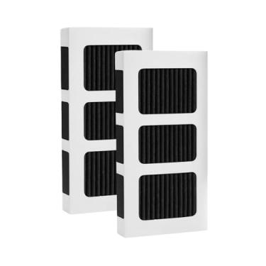 Imagem de Nispira Filtro de ar plissado para geladeira, compatível com Paultra2 Ultra 2 Pure Air 2 Frigidaire e Electrolux Refrigerators Part 5303918847, 2 filtros