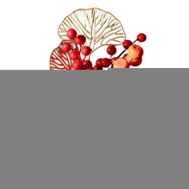 Imagem de Bothyi Decoração de Mesa para O Ano Chinês, Enfeite Colecionável, Presente Criativo com Flores Artificiais E Frutos Vermelhos para Quarto E Casa, Estilo C