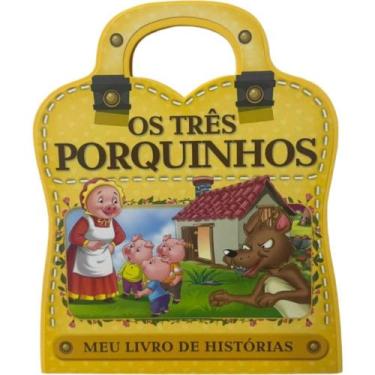Imagem de Livro Infantil Ilustrado Maleta EVA os TRÊS Porquinhos 20X24CM com 25 