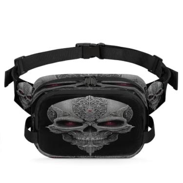 Imagem de Pochete preta para mulheres e homens com alça ajustável, bolsa transversal, bolsa de peito, bolsa tiracolo, Cor 15