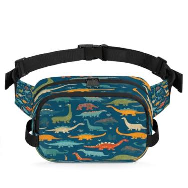 Imagem de Pochete floral de margarida azul para mulheres e homens com alça ajustável, bolsa transversal, bolsa de peito, bolsa tiracolo, Cor 2