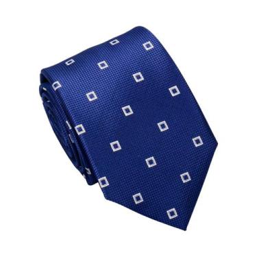 Imagem de Gravata Masculina Estilo Paisley Verde Laranja Azul Escuro Slim Fit Mo