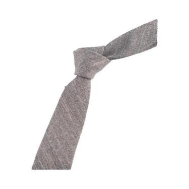 Imagem de Gravata Masculina Slim De 6cm 100% Algodão Feita À Mão Alta Qualidade 