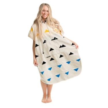 Imagem de Arcturus Poncho de surf | Sua toalha de sauna - ótima para mergulho frio | Toalha com capuz e saída de cama | 100% veludo de algodão | Design 2 em 1 converte seu poncho em uma toalha de praia (A cunha