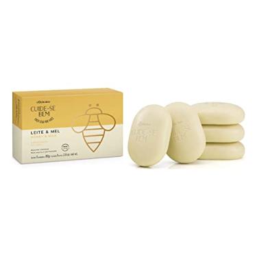 Imagem de Cuide-se Bem Sabonete em Barra Quinteto Leite e Mel, 5 unidades de 80 g cada