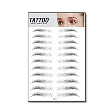 Imagem de Dioche Adesivos de Sobrancelha, Cabelo como Sobrancelhas Com Efeito Microblading, à Prova de Manchas Dura 7 Dias, Reutilizáveis ​​para Maquiagem Feminina e Masculina (Cores sortidas #63)