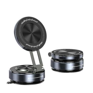 Imagem de Suporte magnético ajustável de 360° para celular, suporte magnético a vácuo para carro, suporte de telefone com ventosa para Magsafe, suportes de celular compatíveis com iPhone 17 16 15 14 13 12