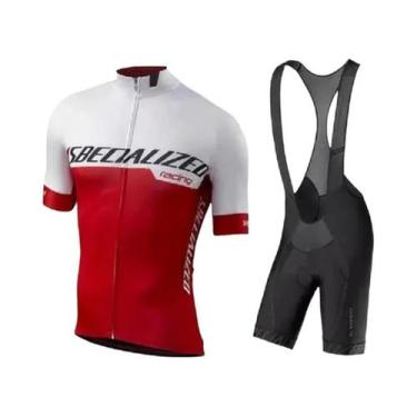 Imagem de Conjunto De Jersey Clássico Para Ciclismo MTB Masculino Com Calças Bib