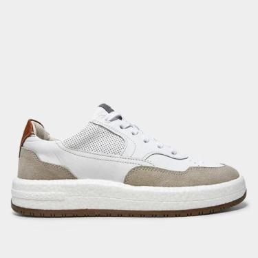 Imagem de Tênis Couro Democrata Denin Drake Pulse Masculino, Off white, 40