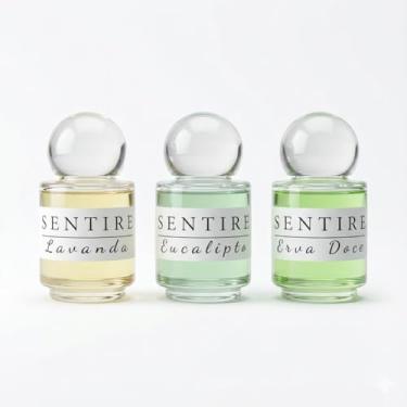 Imagem de Kit 3 Óleos Essenciais Puros Sentire – Lavanda, Eucalipto e Erva-Doce | Aromaterapia Premium, Relaxamento, Bem-Estar e Ambiente Perfumado | 100% Natural