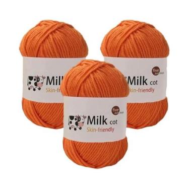 Imagem de Fio De Leite Médio Grosso De 150g Para Tricô Artesanal DIY De Suéteres