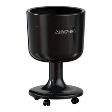 Imagem de predolo Lixeira com Rodas, Robusta, com Rotação de 360°, Ideal para Casa, Banheiro, Quarto e Cozinha, Preto