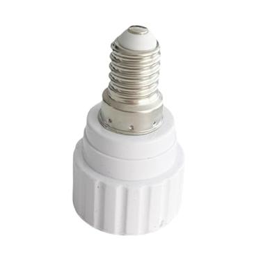 Imagem de Baoblaze Adaptador de lâmpada E14 para GU, acessório de iluminação, adaptador de base leve e compacto, conversor de soquete de lâmpada.