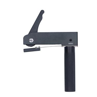 Imagem de Bancada de trabalho para cães braçadeira liga de alumínio três modos ajustável alternância braçadeiras rápidas para marcenaria profissional durável preto 60 mm (20mm)