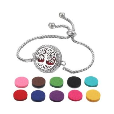 Imagem de Pulseira De Aromaterapia Árvore Da Vida, Difusor De Óleo Essencial De 