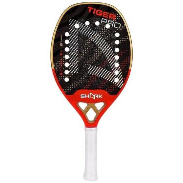 Imagem de Raquete Beach Tennis Shark Tiger Pro - Preto - Unissex - Único-Unissex
