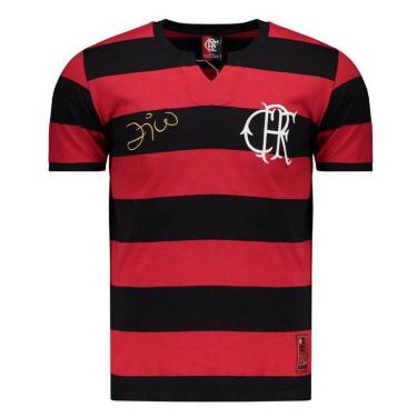Imagem de Camisa Flamengo Braziline Fla Tri Zico Masculina-Masculino