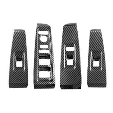 Imagem de YINGTUU para Honda Accord 2023 2024 2025 Acessórios Porta Interna Apoio de Braço Janela Painel Tampa Sem Aquecimento Assento Padrão de Fibra de Carbono (versão Norte-Americana