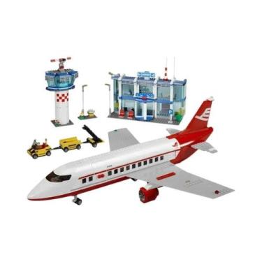 Imagem de Blocos De Montar Para Crianças Série Cidade Terminal De Carga Aeronave