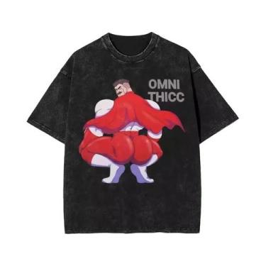 Imagem de Camiseta Masculina Retrô Invencível Com Estampa De Desenho Animado Lav