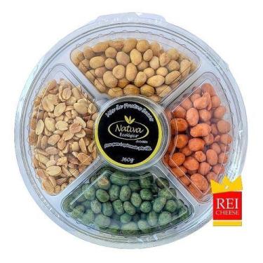 Imagem de Kit Com 25 Bandejas Mix De Amendoim Crocante Nativa 360g