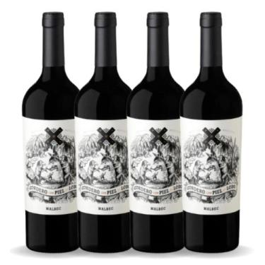 Imagem de Kit 4 Vinhos Cordero Con Piel de Lobo Malbec Mosquita Muerta 750ml